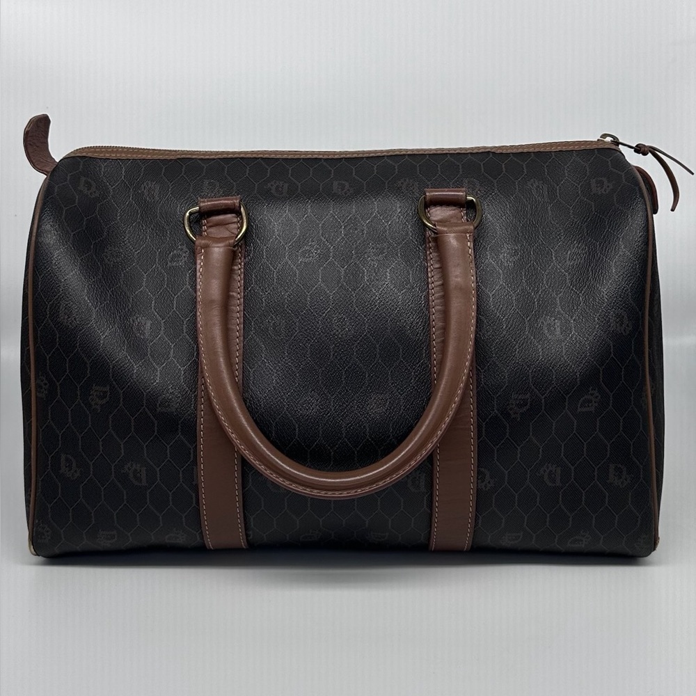 Vintage Christian Dior Honeycomb Boston Bag - Picture 3 of 16
